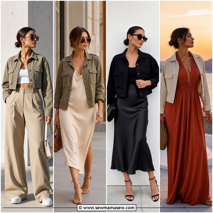 30 Summer Outfits With Utility Jackets For Chic Layering