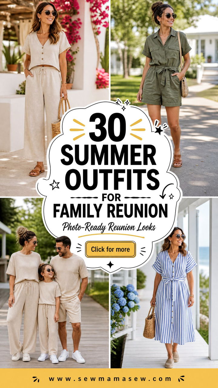 30 Summer Outfits for Family Reunion to Look Photo-Ready - 30 Summer Outfits for Family Reunion to Look Photo-Ready