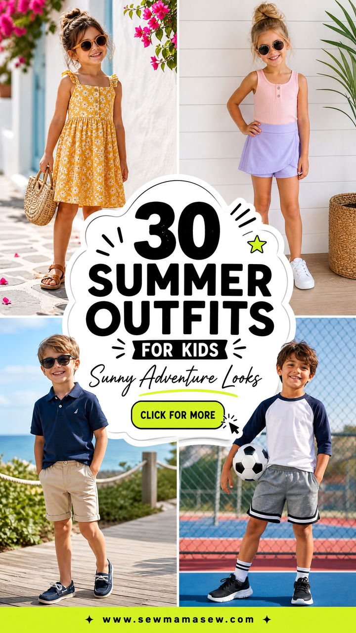 30 Summer Outfits for Kids Easy Looks for Sunny Adventures - 30 Summer Outfits for Kids: Easy Looks for Sunny Adventures