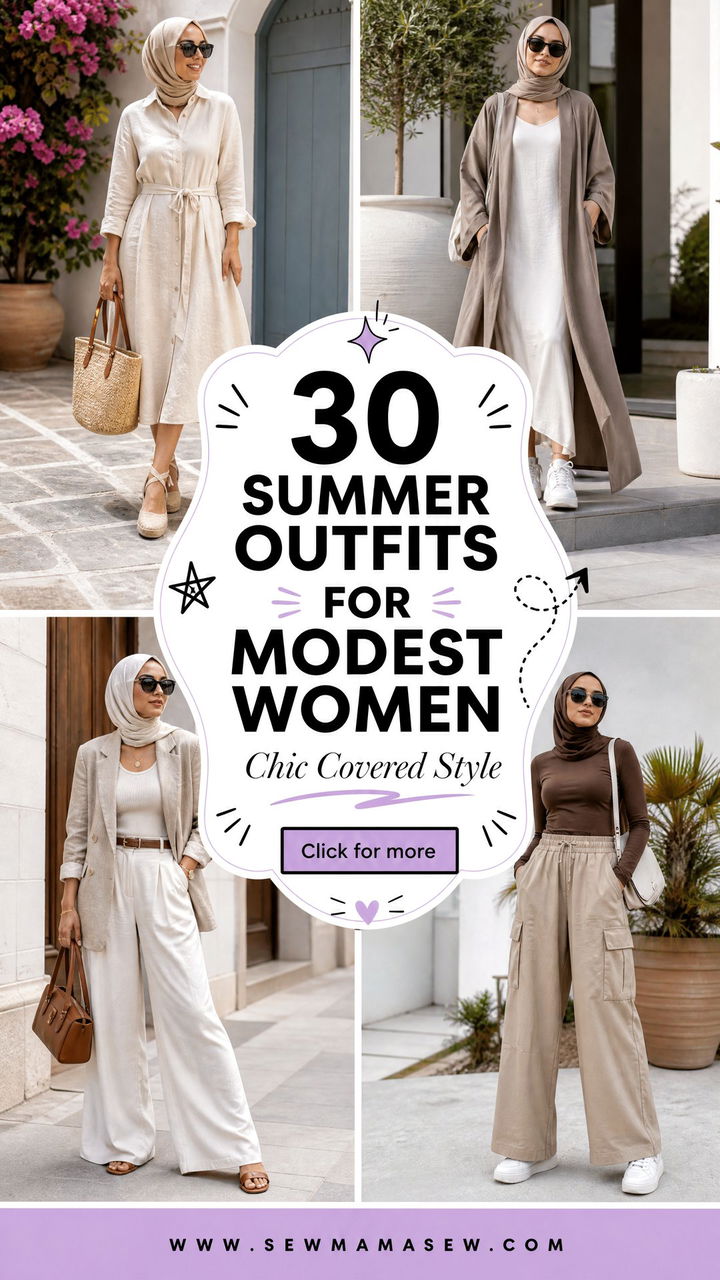 30 Summer Outfits for Modest Women With Chic Coverage - 30 Summer Outfits for Modest Women With Chic Coverage