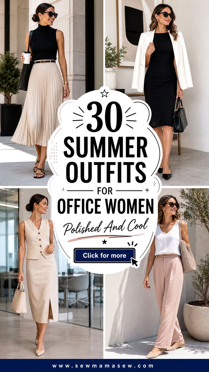 30 Summer Outfits for Office Women to Stay Polished and Cool - 30 Summer Outfits for Office Women to Stay Polished and Cool