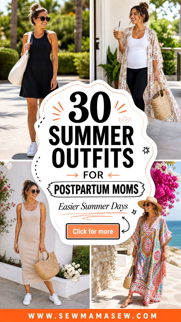 30 Summer Outfits for Postpartum Moms That Make Days Easier - 30 Summer Outfits for Postpartum Moms That Make Days Easier