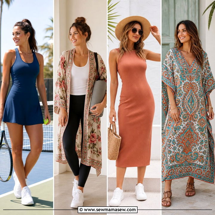 30 Summer Outfits for Postpartum Moms That Make Days Easier