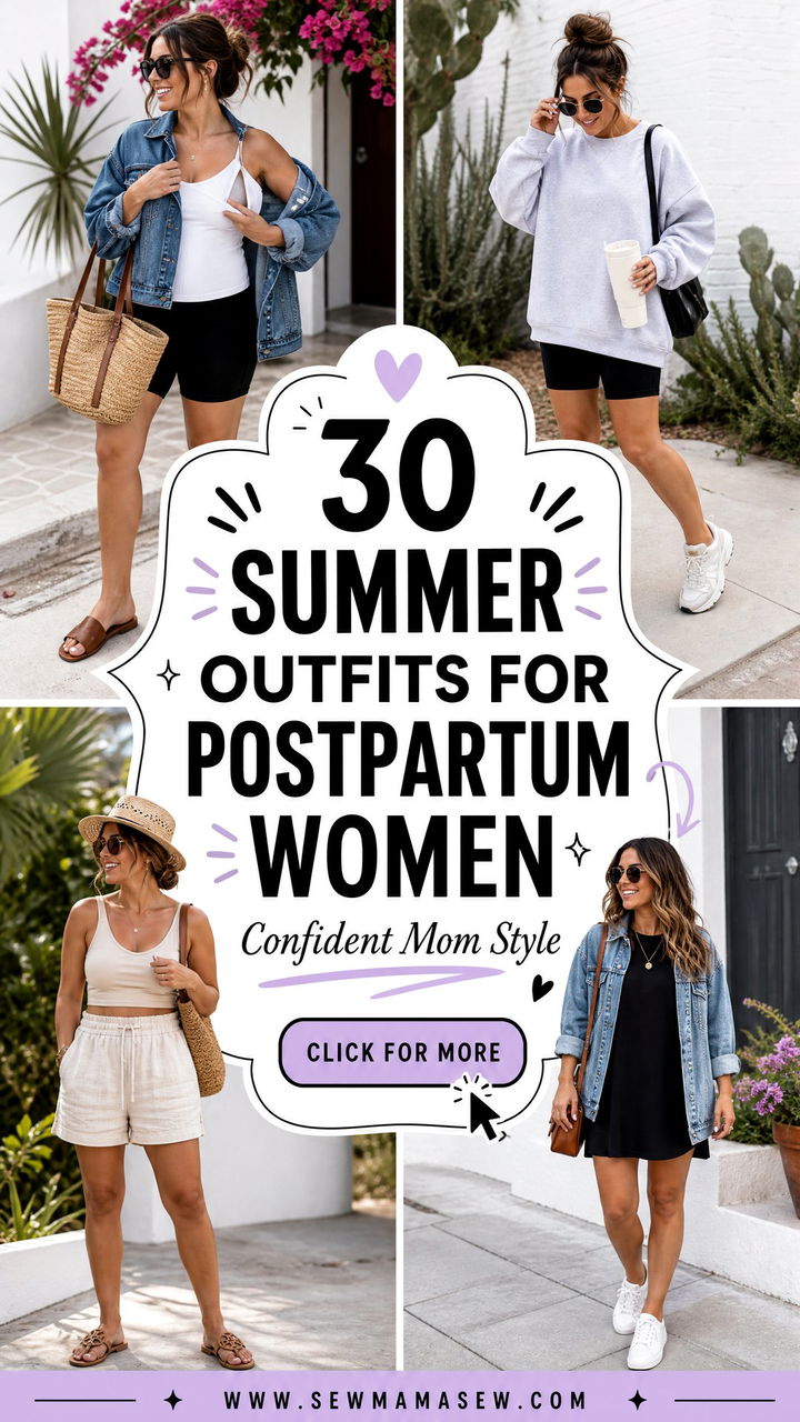 30 Summer Outfits for Postpartum Women to Feel Confident - 30 Summer Outfits for Postpartum Women to Feel Confident