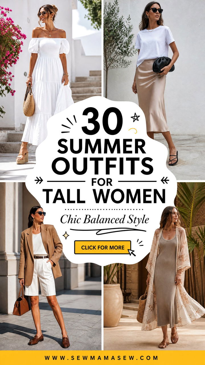 30 Summer Outfits for Tall Women That Feel Chic and Balanced - 30 Summer Outfits for Tall Women That Feel Chic and Balanced