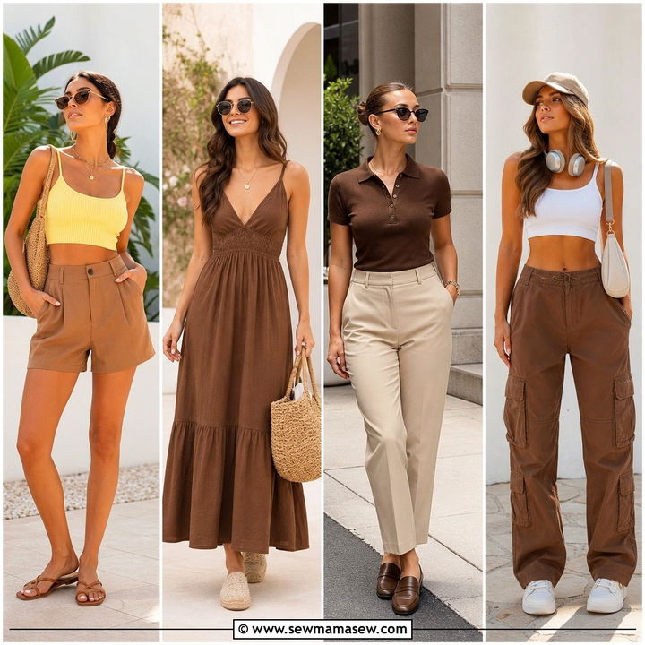 30 Summer Outfits in Brown: Chic Neutral Looks to Try