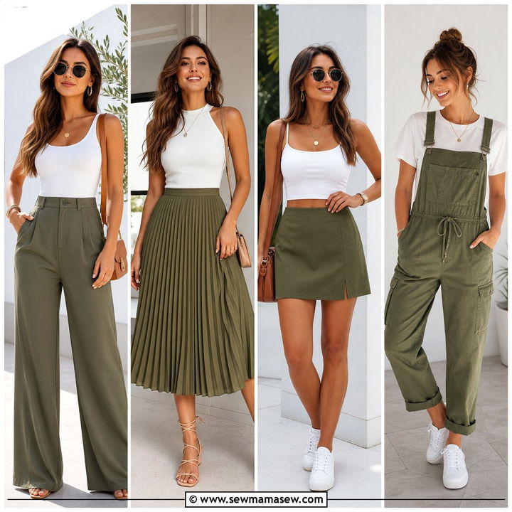 30 Summer Outfits in Olive Green: Fresh Earthy Looks