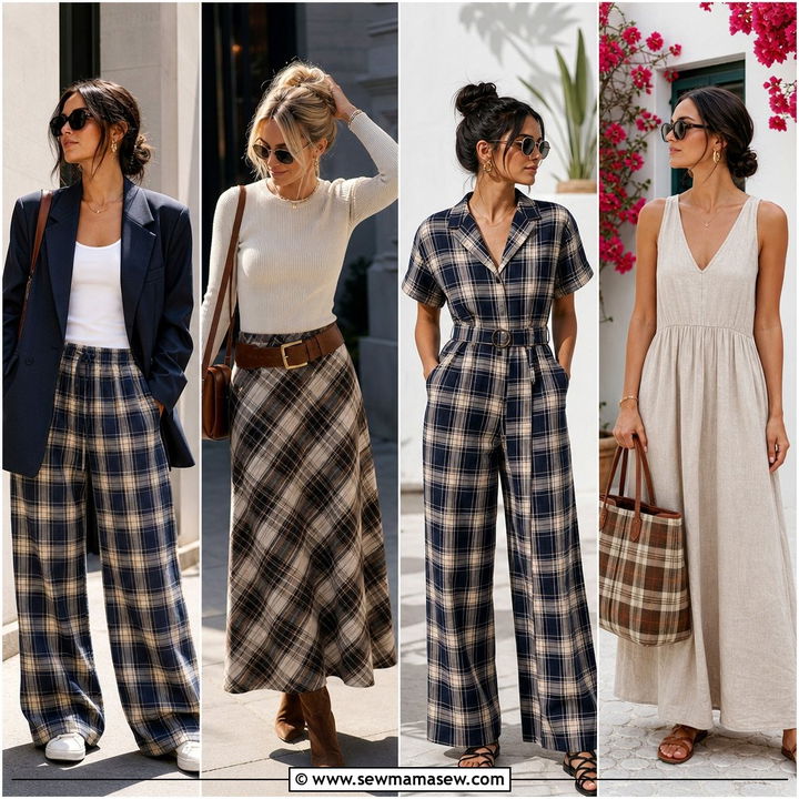 30 Summer Plaid Outfits for Fresh Preppy Warm-Weather Style
