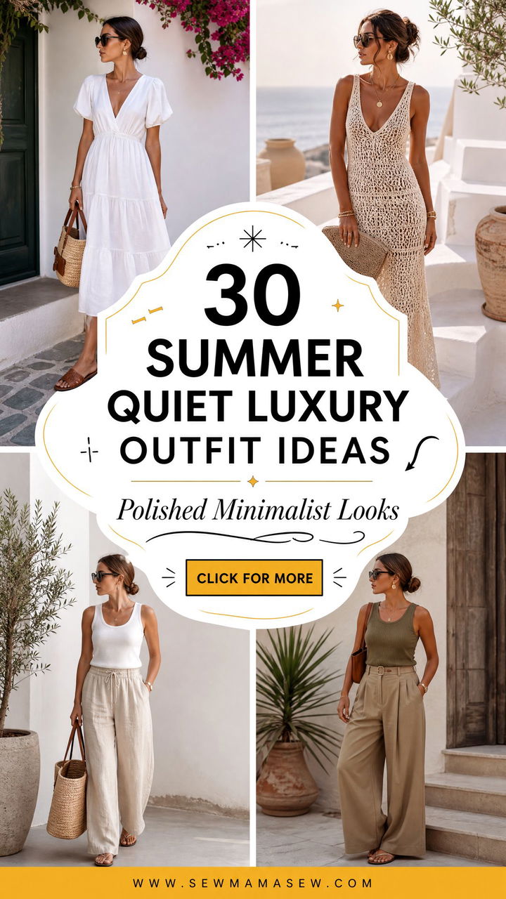 30 Summer Quiet Luxury Outfit Ideas for Polished Minimalists - 30 Summer Quiet Luxury Outfit Ideas for Polished Minimalists