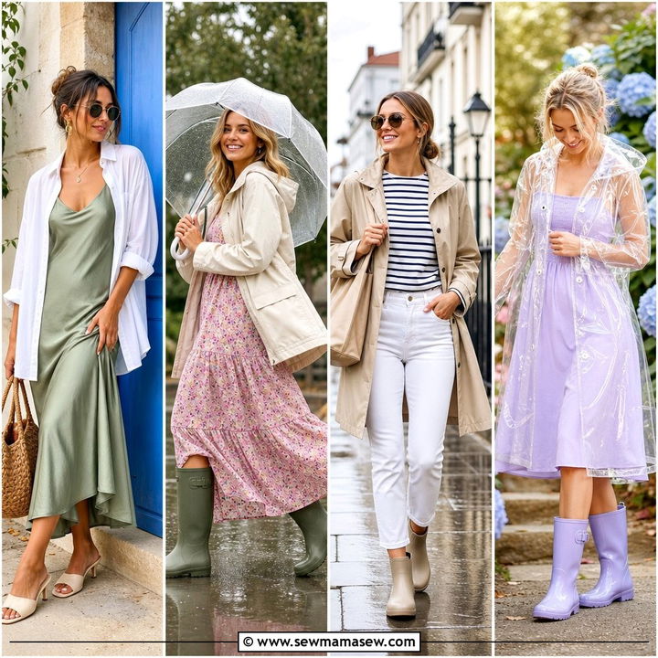 30 Summer Rainy Day Outfit Ideas for Cute Stormy Forecasts