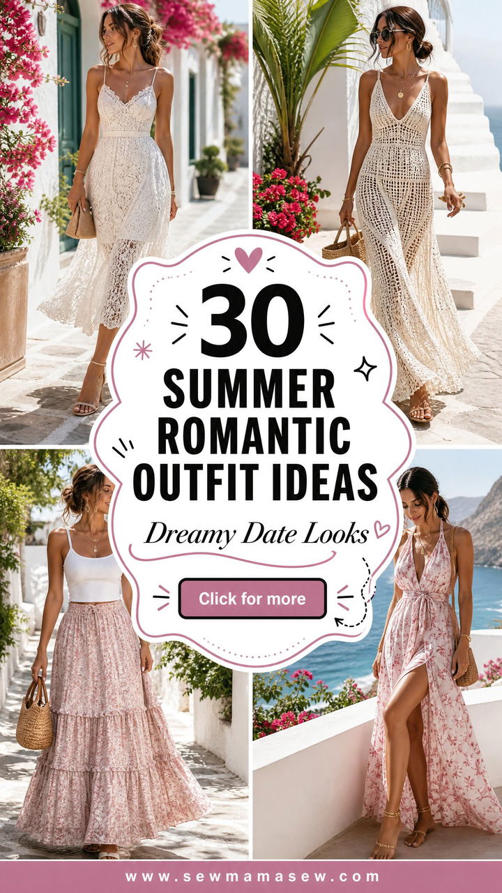 30 Summer Romantic Outfit Ideas for Dreamy Date Looks This Season - 30 Summer Romantic Outfit Ideas for Dreamy Date Looks This Season