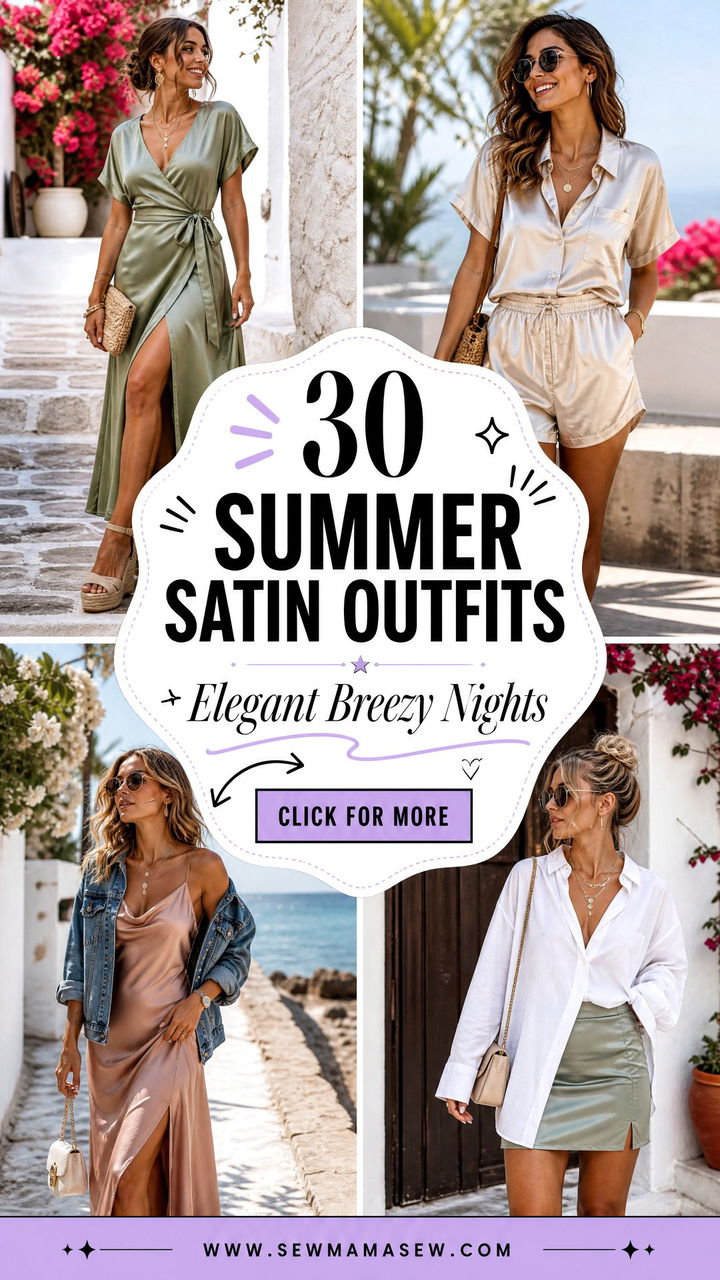 30 Summer Satin Outfits for Elegant Warm-Weather Nights - 30 Summer Satin Outfits for Elegant Warm-Weather Nights