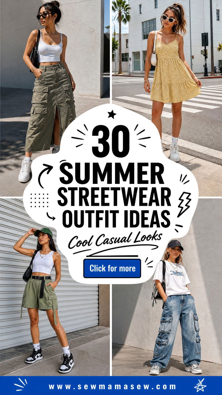 30 Summer Streetwear Outfit Ideas for Cool Casual Looks - 30 Summer Streetwear Outfit Ideas for Cool Casual Looks
