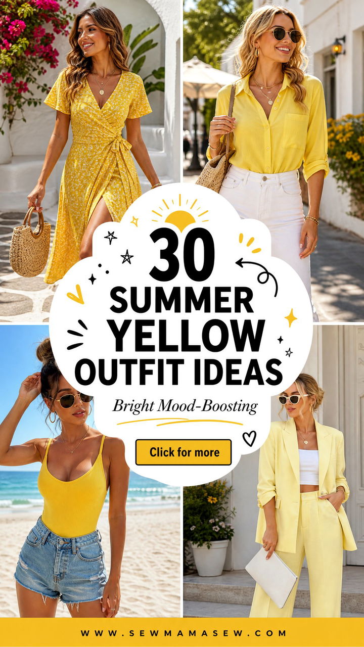 30 Summer Yellow Outfit Ideas for Bright Mood-Boosting Looks - 30 Summer Yellow Outfit Ideas for Bright Mood-Boosting Looks