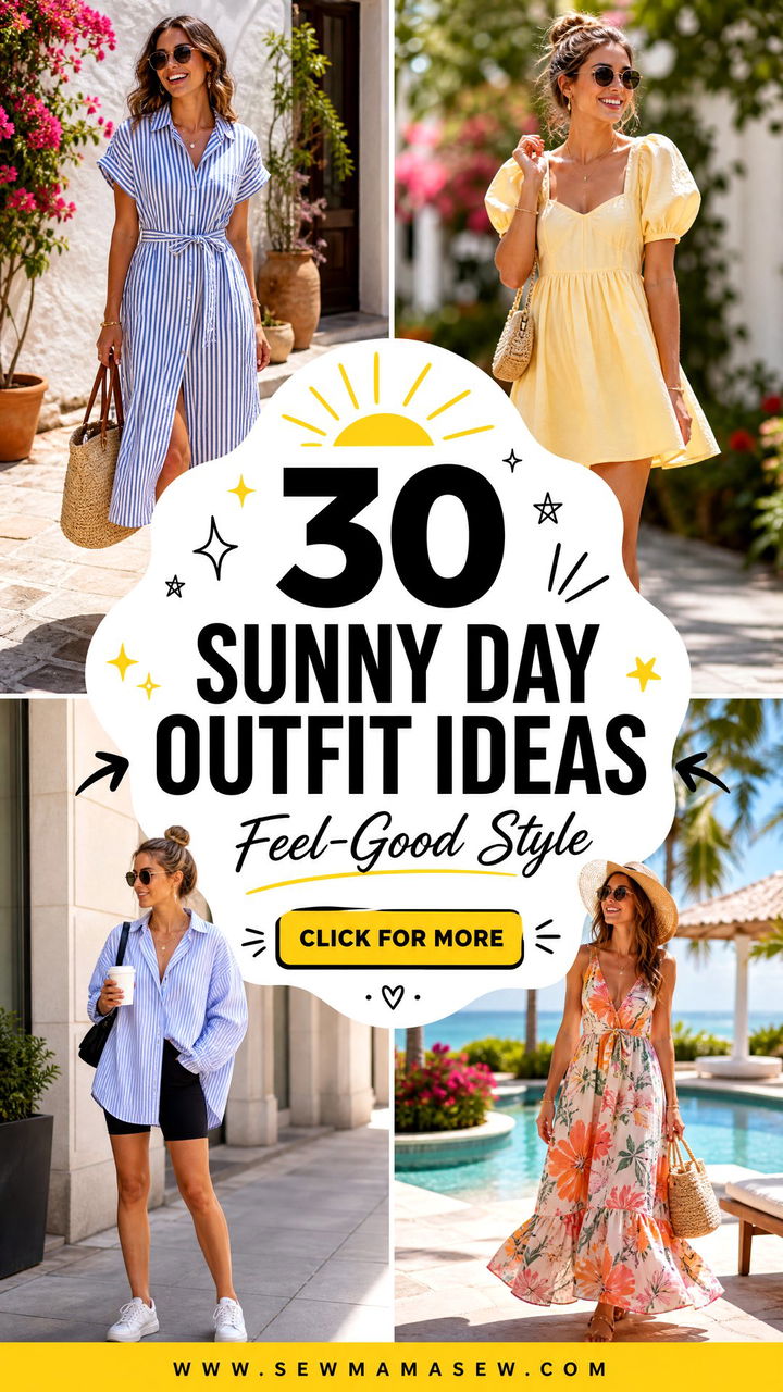 30 Sunny Day Outfit Ideas for Bright Feel-Good Style Now - 30 Sunny Day Outfit Ideas for Bright, Feel-Good Style Now