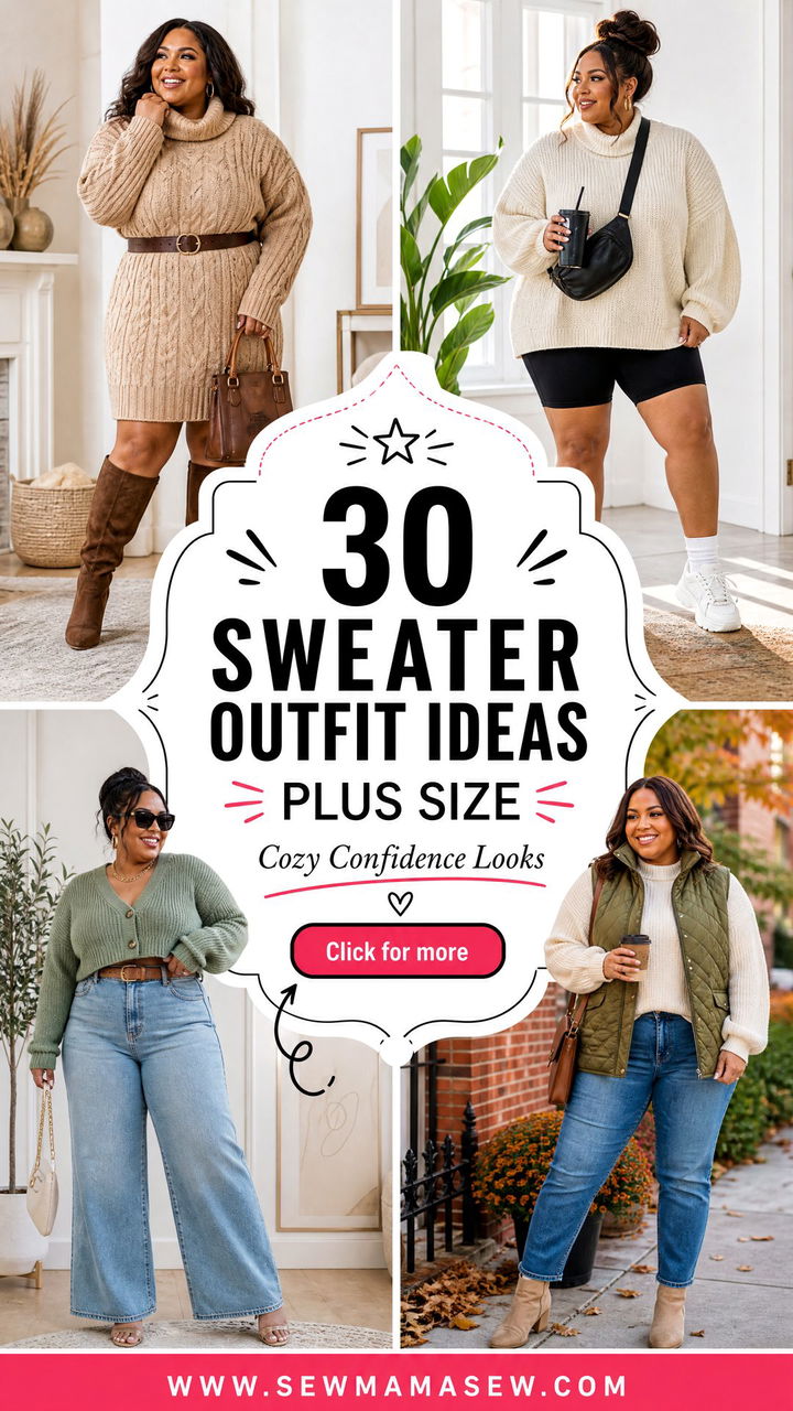 30 Sweater Outfit Ideas Plus Size for Cozy Confidence - 30 Sweater Outfit Ideas Plus Size for Cozy Confidence