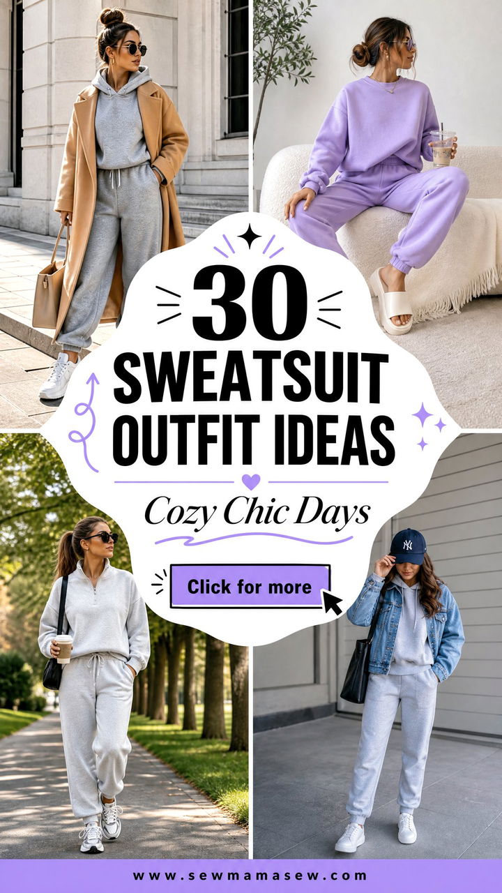 30 Sweatsuit Outfit Ideas Women Will Love for Cozy Days - 30 Sweatsuit Outfit Ideas Women Will Love for Cozy Days
