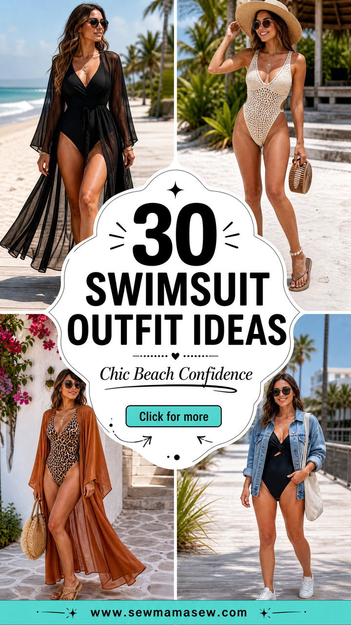 30 Swimsuit Outfit Ideas for Women Over 40 Chic Looks - 30 Swimsuit Outfit Ideas for Women Over 40: Chic Looks