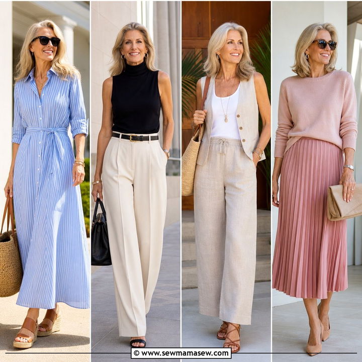 30 Tall Outfits for Women Over 50: Elegant Everyday Style