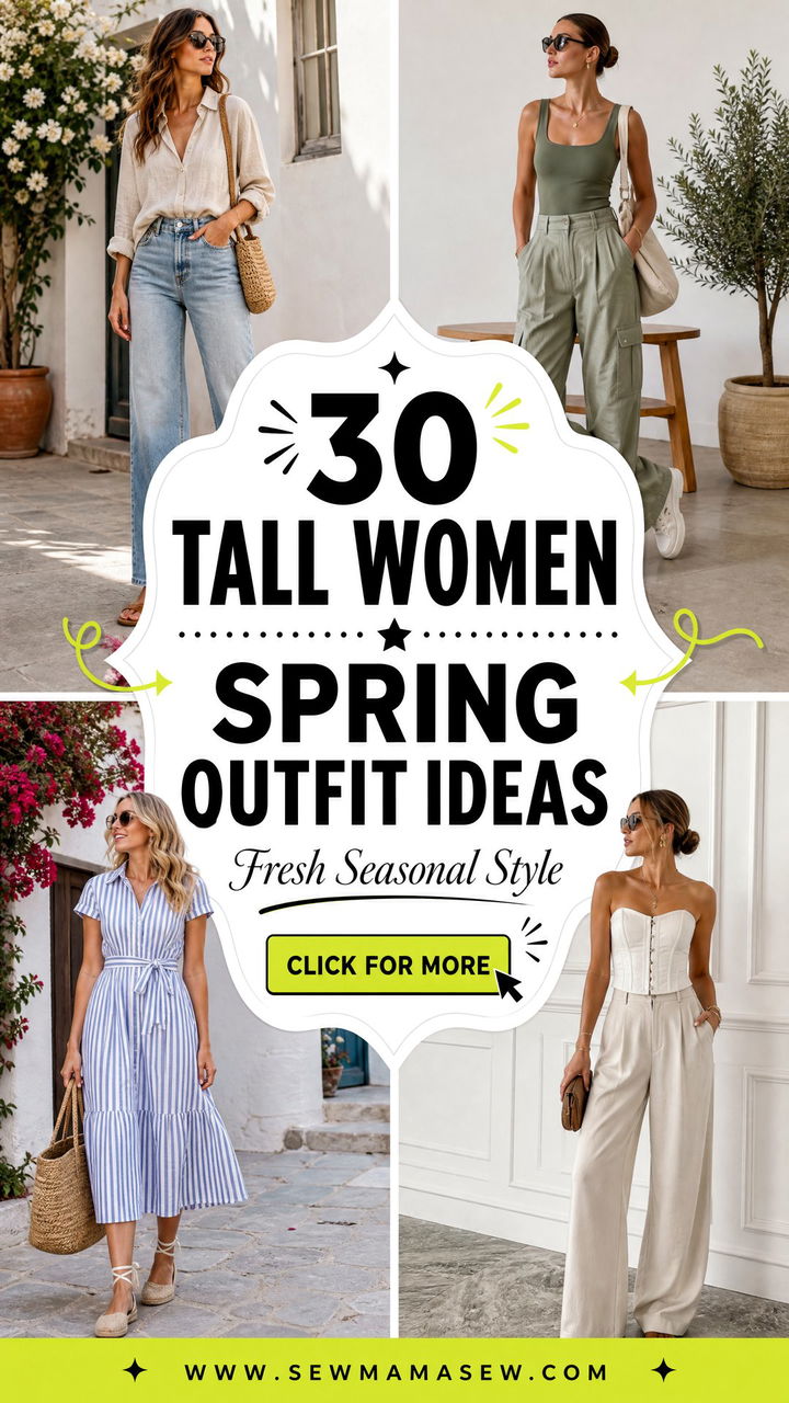 30 Tall Women Spring Outfit Ideas for Fresh Seasonal Style - 30 Tall Women Spring Outfit Ideas for Fresh Seasonal Style