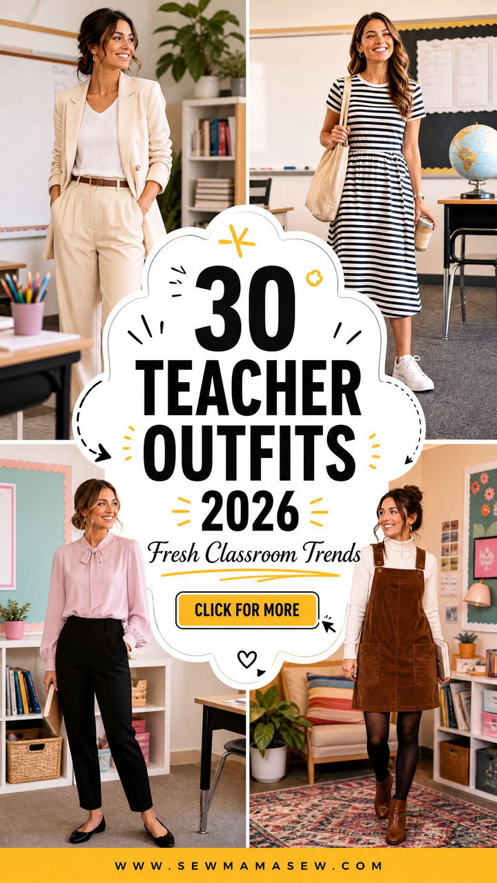 30 Teacher Outfits 2026 for Fresh Classroom Style Trends - 30 Teacher Outfits 2026 for Fresh Classroom Style Trends