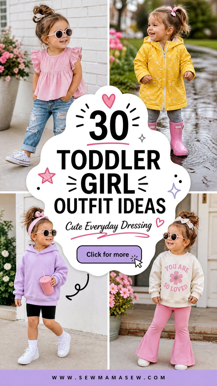30 Toddler Girl Outfit Ideas for Cute Everyday Dressing - 30 Toddler Girl Outfit Ideas for Cute Everyday Dressing