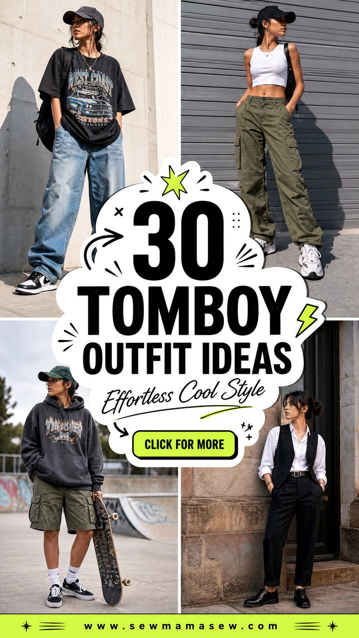 30 Tomboy Outfit Ideas for Effortless Cool-Girl Style - 30 Tomboy Outfit Ideas for Effortless Cool-Girl Style