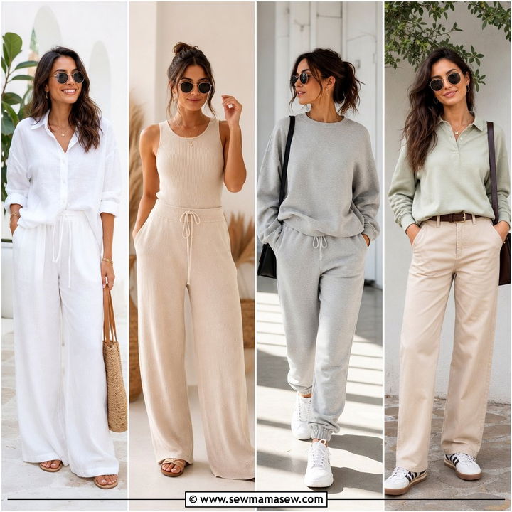 30 Top and Pants Matching Set Outfit Ideas for Chic Days