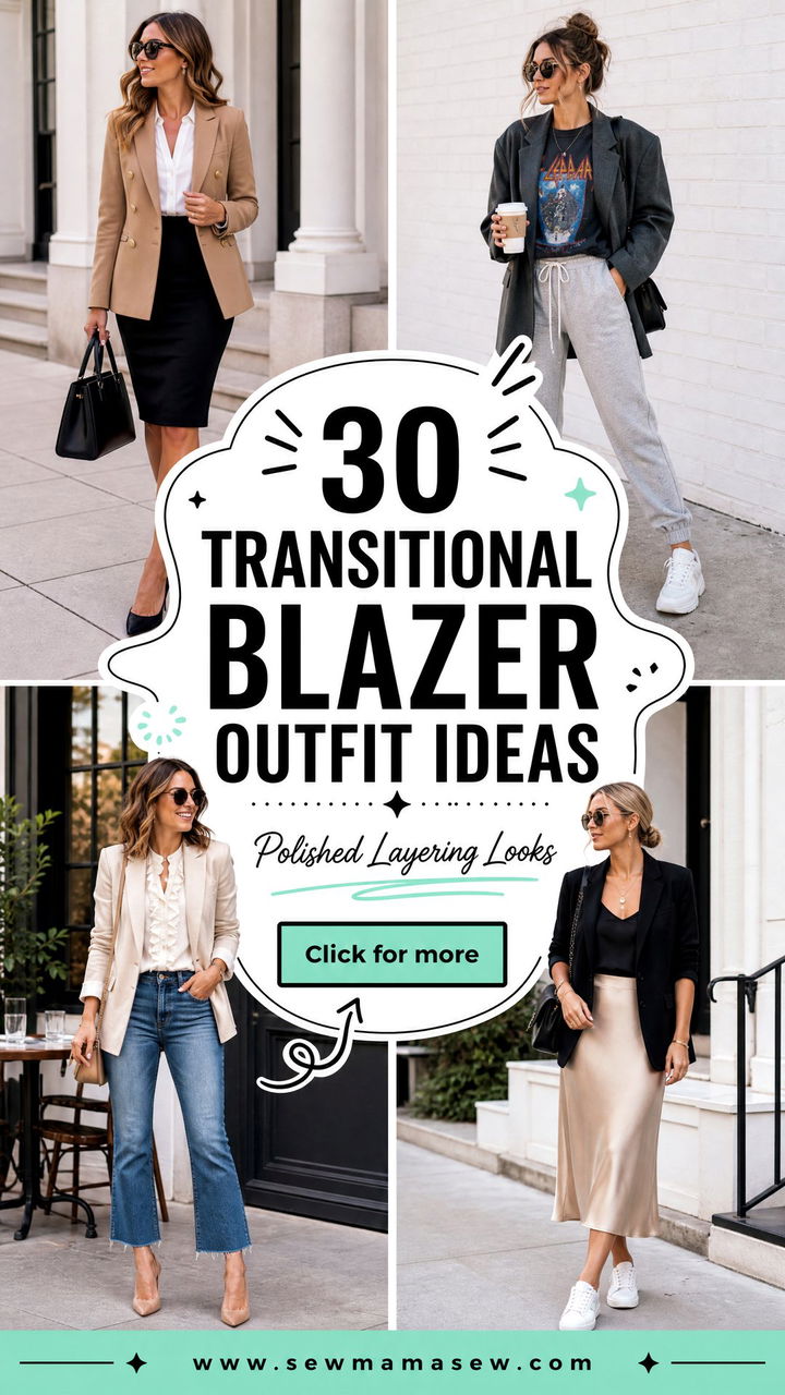 30 Transitional Blazer Outfit Ideas for Polished Layering - 30 Transitional Blazer Outfit Ideas for Polished Layering