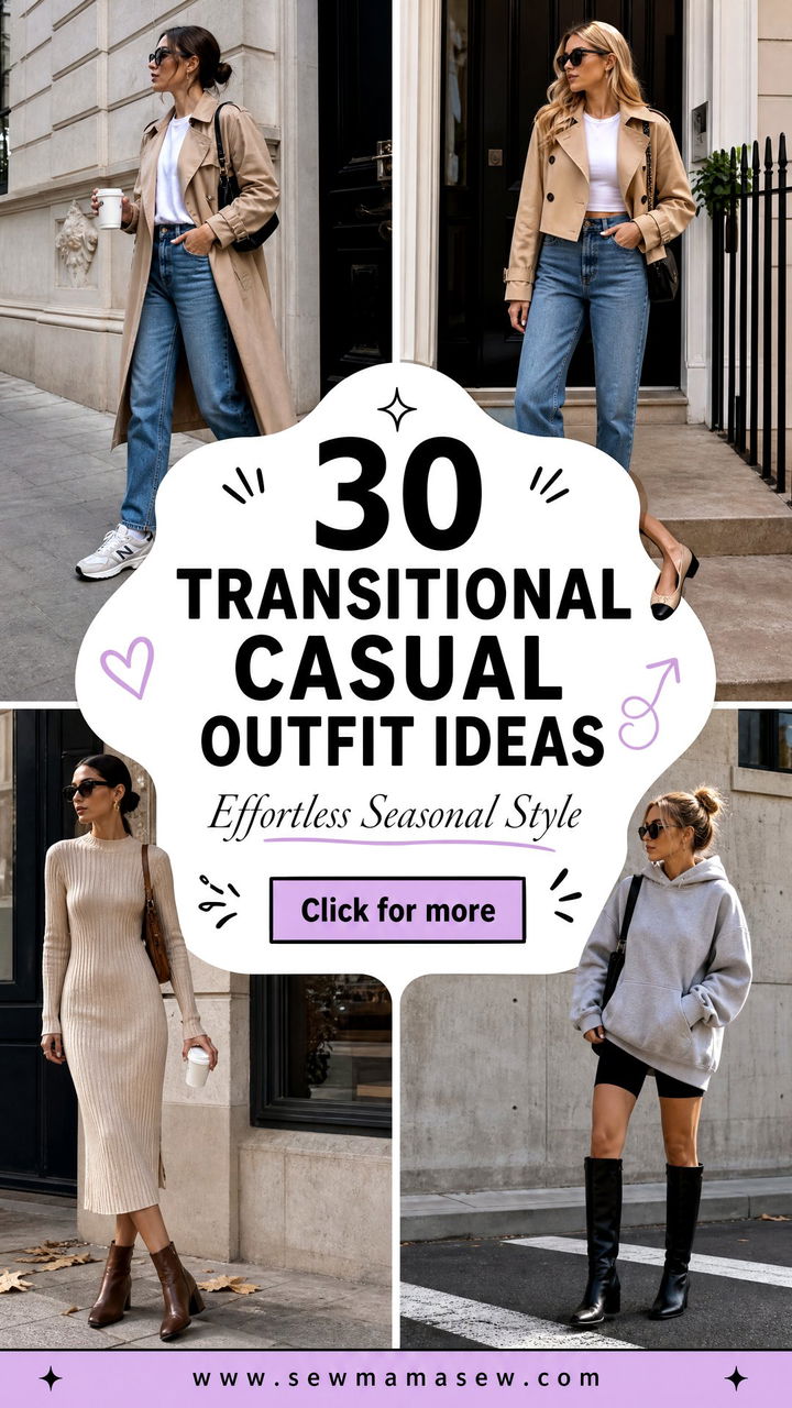 30 Transitional Casual Outfit Ideas for Effortless Style - 30 Transitional Casual Outfit Ideas for Effortless Style