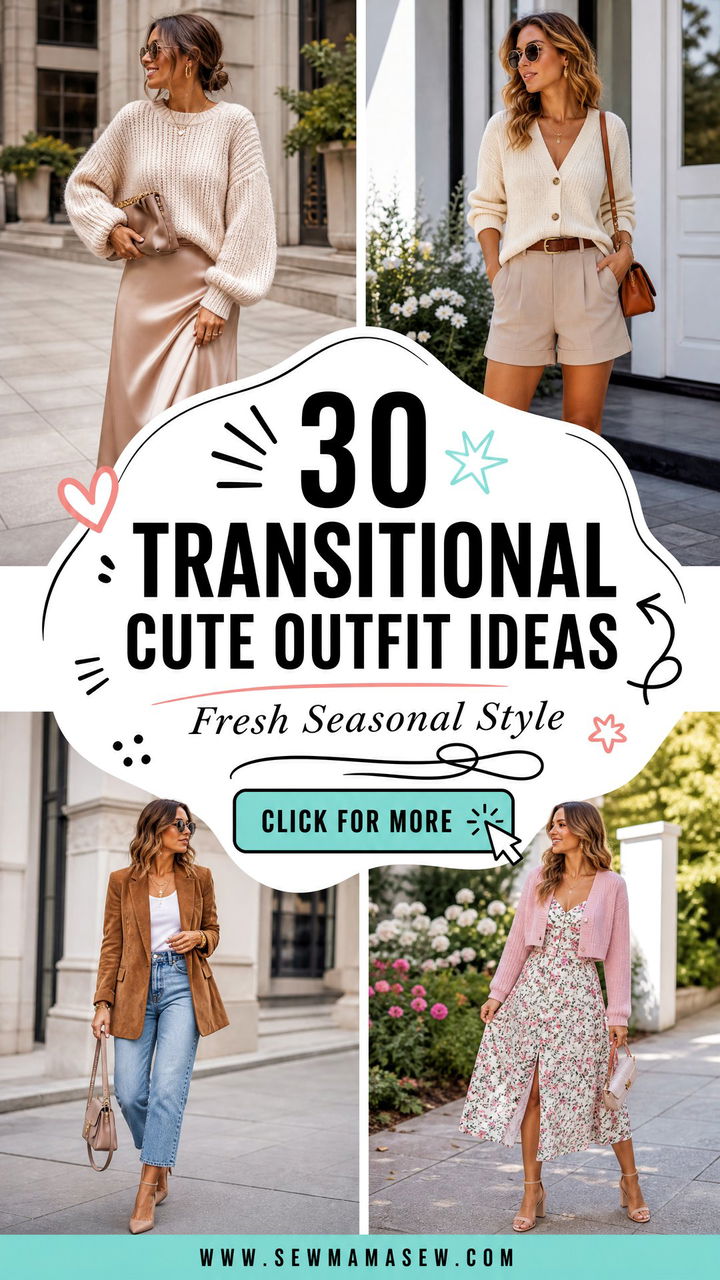 30 Transitional Cute Outfit Ideas for Fresh Seasonal Style - 30 Transitional Cute Outfit Ideas for Fresh Seasonal Style