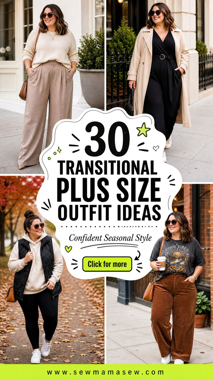 30 Transitional Plus Size Outfit Ideas for Confident Style - 30 Transitional Plus Size Outfit Ideas for Confident Style