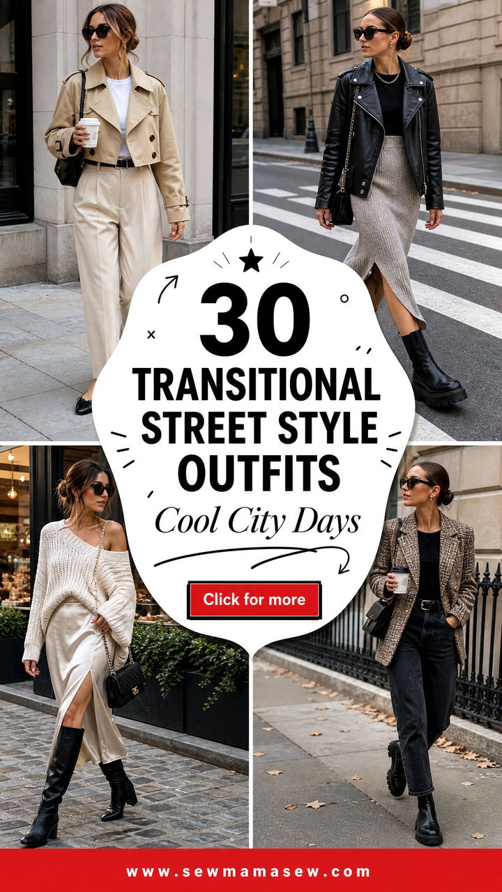 30 Transitional Street Style Outfits for Cool City Days - 30 Transitional Street Style Outfits for Cool City Days