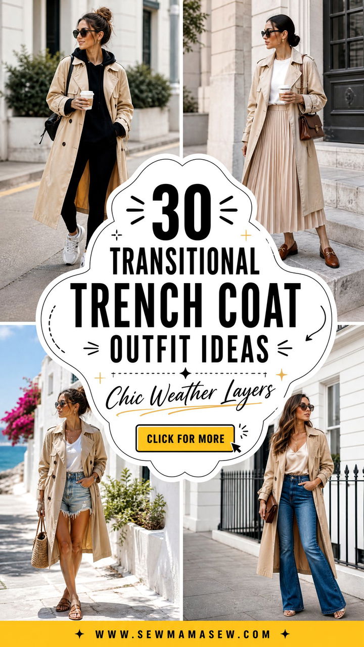 30 Transitional Trench Coat Outfit Ideas for Chic Weather - 30 Transitional Trench Coat Outfit Ideas for Chic Weather