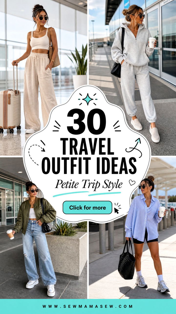 30 Travel outfit ideas petite women Will Love for Trips - 30 Travel outfit ideas petite women Will Love for Trips