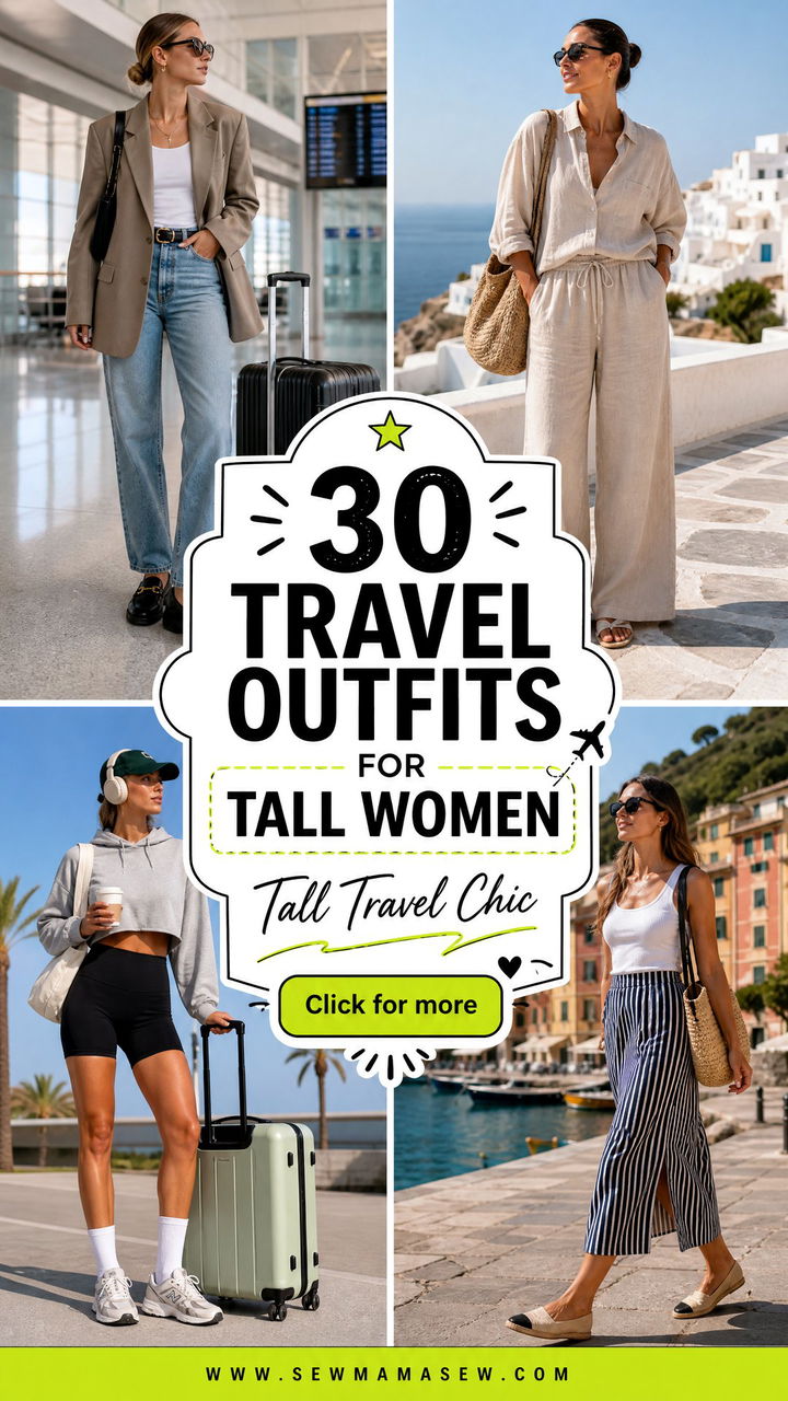 30 Travel outfits for tall women That Feel Chic and Comfy - 30 Travel outfits for tall women That Feel Chic and Comfy