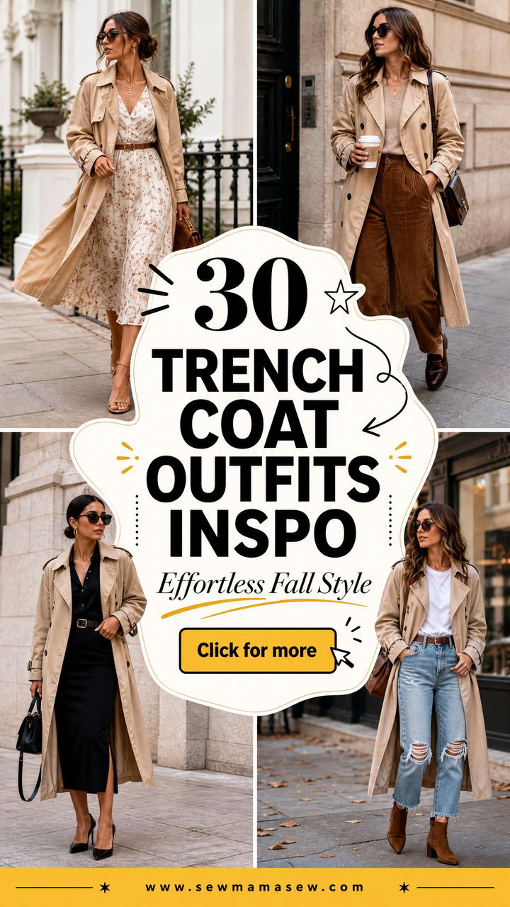 30 Trench Coat Outfits Inspo for Effortless Fall Style - 30 Trench Coat Outfits Inspo for Effortless Fall Style