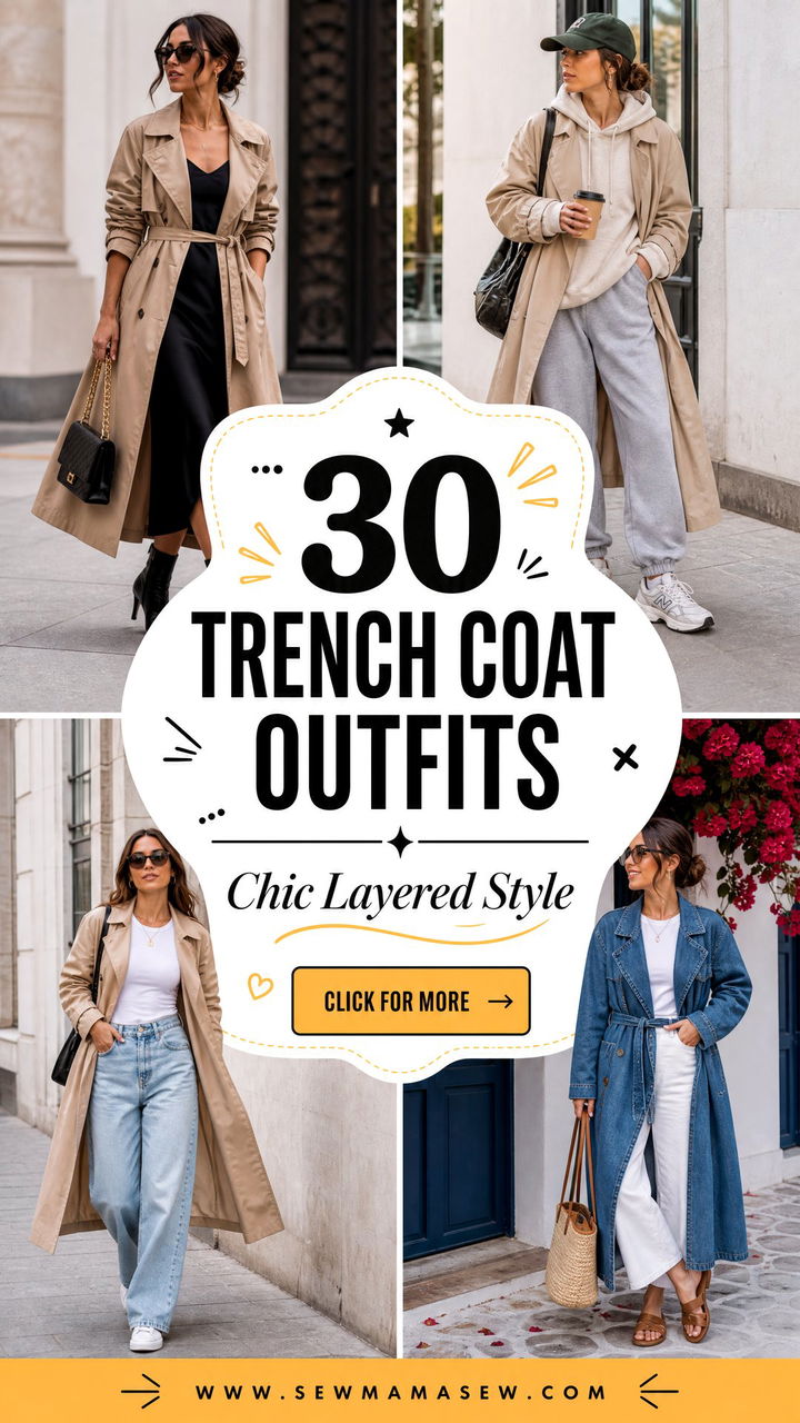 30 Trench Coat Outfits for Women Over 40 to Look Chic - 30 Trench Coat Outfits for Women Over 40 to Look Chic