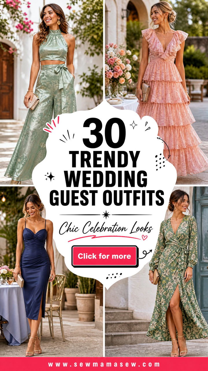 30 Trendy Wedding Guest Outfits for Chic 2026 Celebrations - 30 Trendy Wedding Guest Outfits for Chic 2026 Celebrations