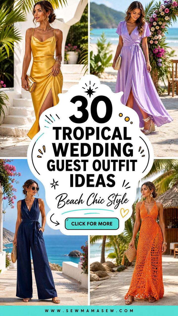 30 Tropical Wedding Guest Outfit Ideas for Beach Chic Style - 30 Tropical Wedding Guest Outfit Ideas for Beach Chic Style