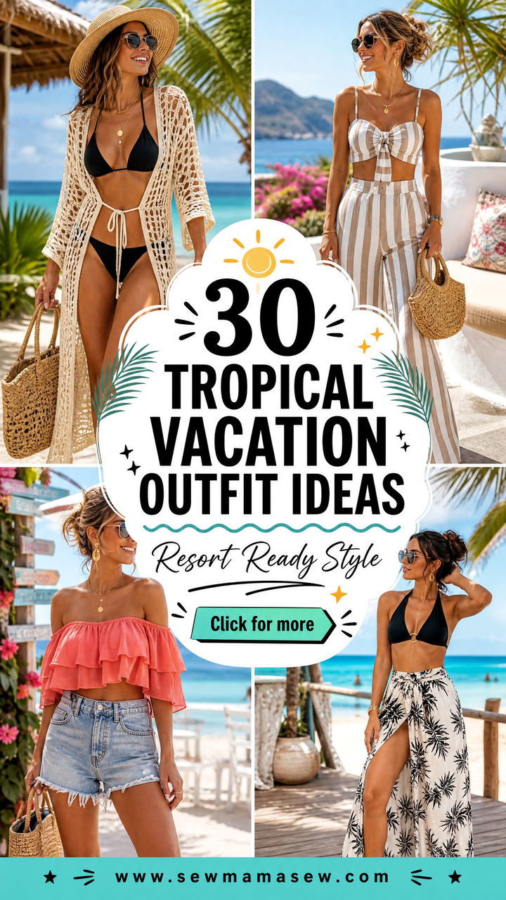 30 Tropical vacation outfit ideas for Effortless Style - 30 Tropical vacation outfit ideas for Effortless Style