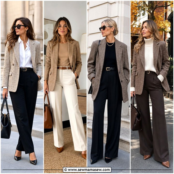 30 Tweed Blazer Outfit Ideas for Work: Polished Office Looks