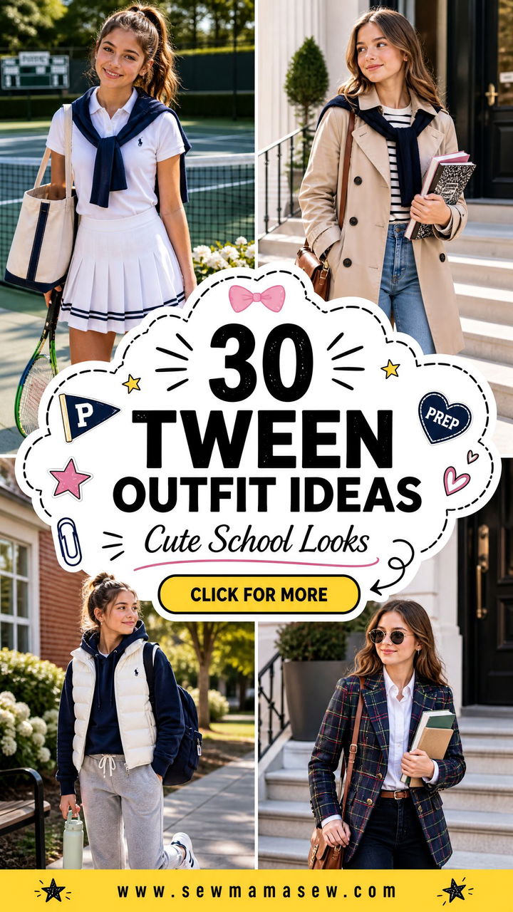 30 Tween outfit ideas preppy Cute School Looks Theyll Love - 30 Tween outfit ideas preppy: Cute School Looks They'll Love