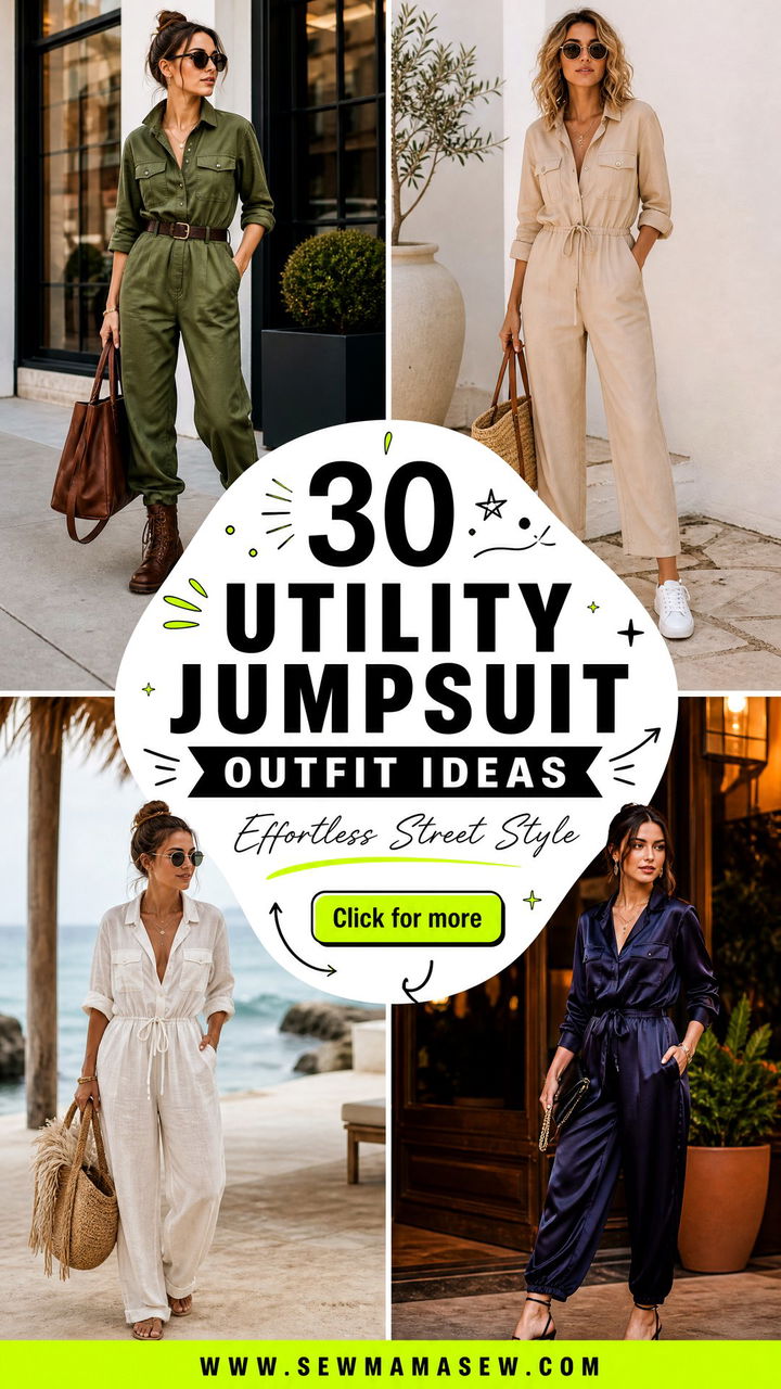 30 Utility Jumpsuit Outfit Ideas for Effortless Street Style - 30 Utility Jumpsuit Outfit Ideas for Effortless Street Style