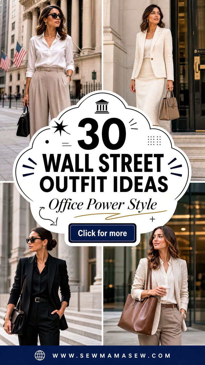 30 Wall Street Outfit Ideas for Polished Office Power Style - 30 Wall Street Outfit Ideas for Polished Office Power Style