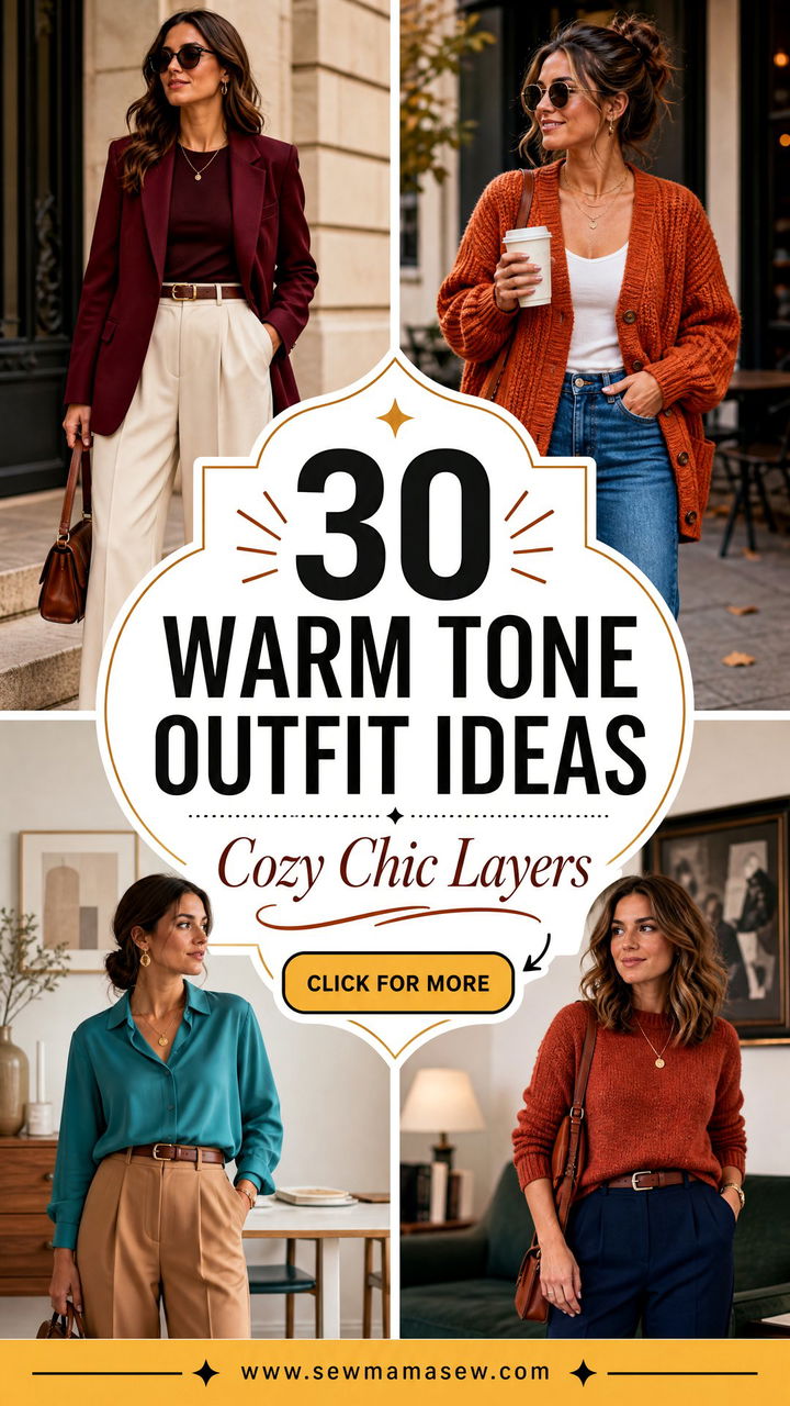 30 Warm Tone Outfit Ideas for Cozy Chic Fall Looks for Women - 30 Warm Tone Outfit Ideas for Cozy, Chic Fall Looks for Women