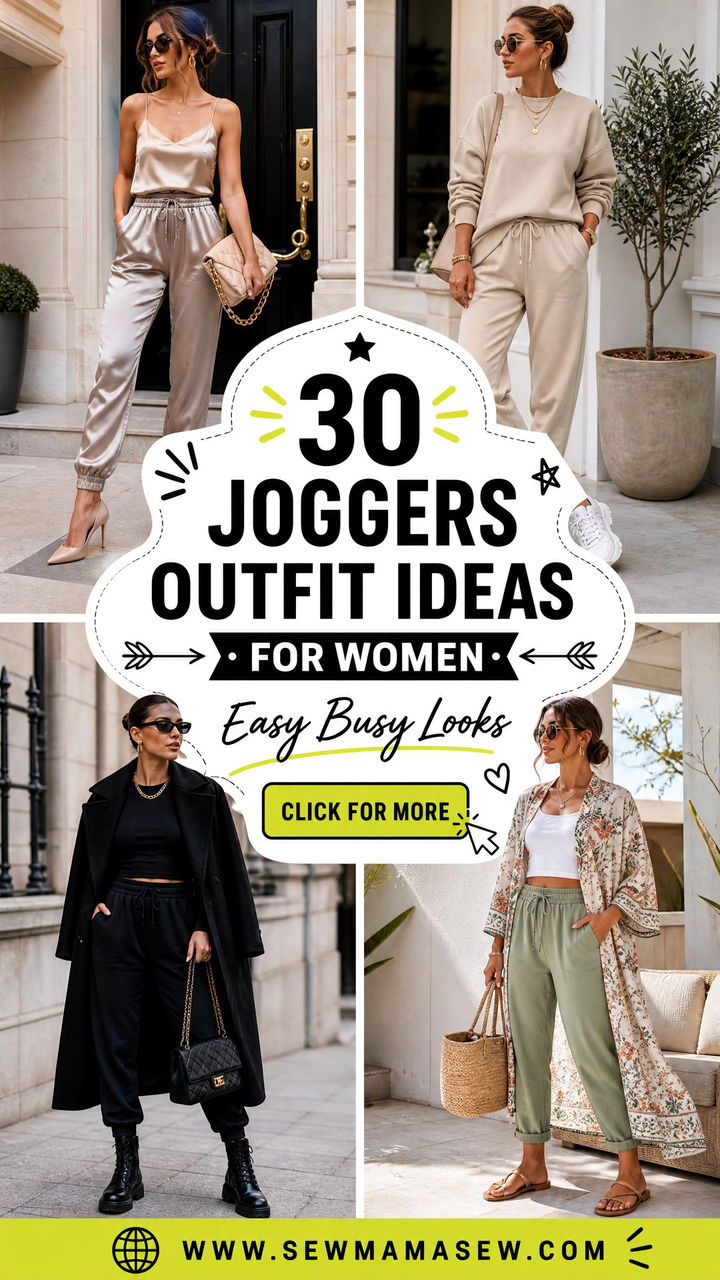 30 joggers outfit ideas for women Easy Looks for Busy Days - 30 joggers outfit ideas for women: Easy Looks for Busy Days