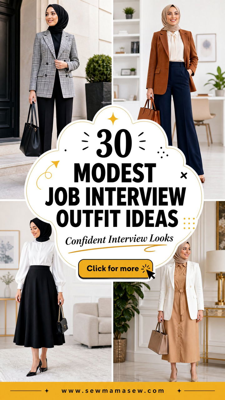 30 modest job interview outfit ideas to Look Confident - 30 modest job interview outfit ideas to Look Confident