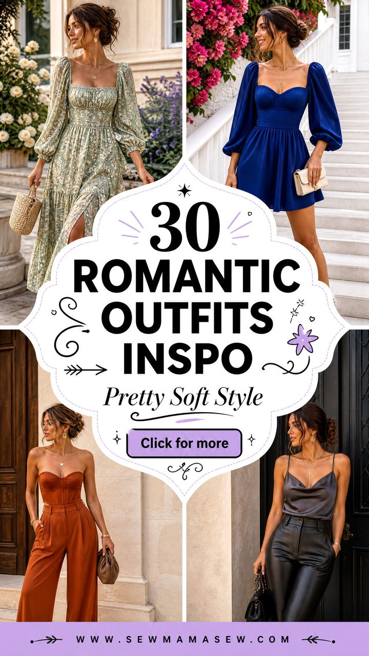30 romantic outfits inspo Pretty Looks for Soft Style - 30 romantic outfits inspo: Pretty Looks for Soft Style