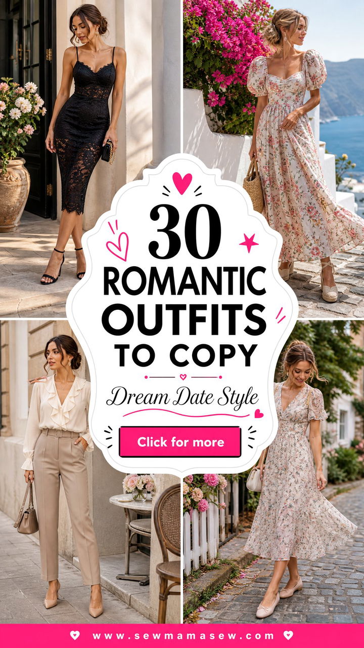 30 romantic outfits to copy Dreamy Looks for Any Date - 30 romantic outfits to copy: Dreamy Looks for Any Date